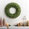 24" Pre-Lit Artificial Christmas Battery-Operated Wreath